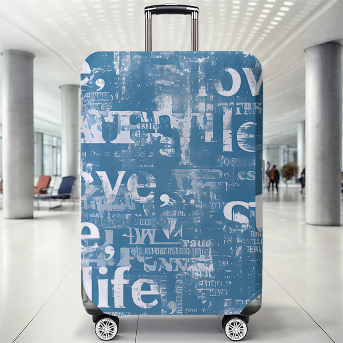 Waterproof Suitcase Cover Protector - Protector de funda para equipaje, elástico,