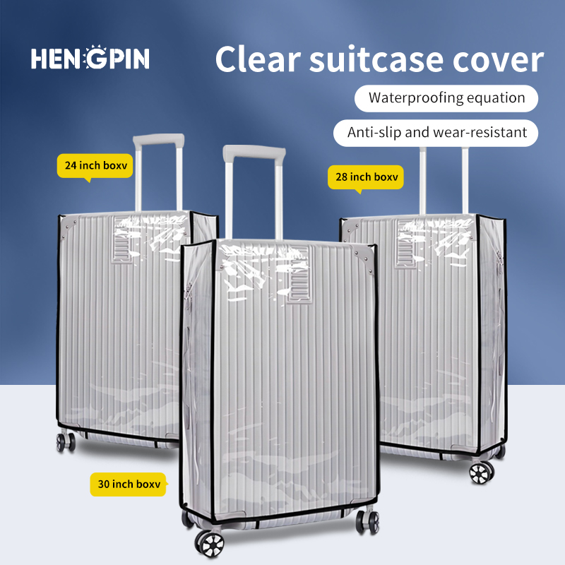 Waterproof Suitcase Cover Protector - Cubierta protectora de equipaje transparente, cubierta