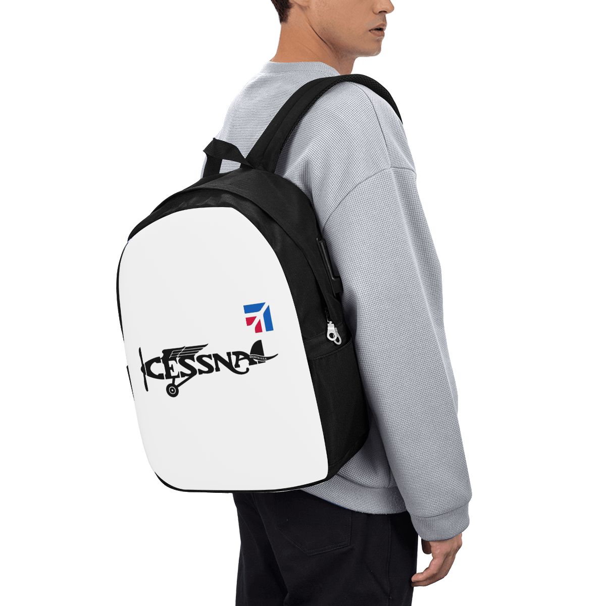 Travel Bags - Mochila con logotipo de Cessna, bolsa