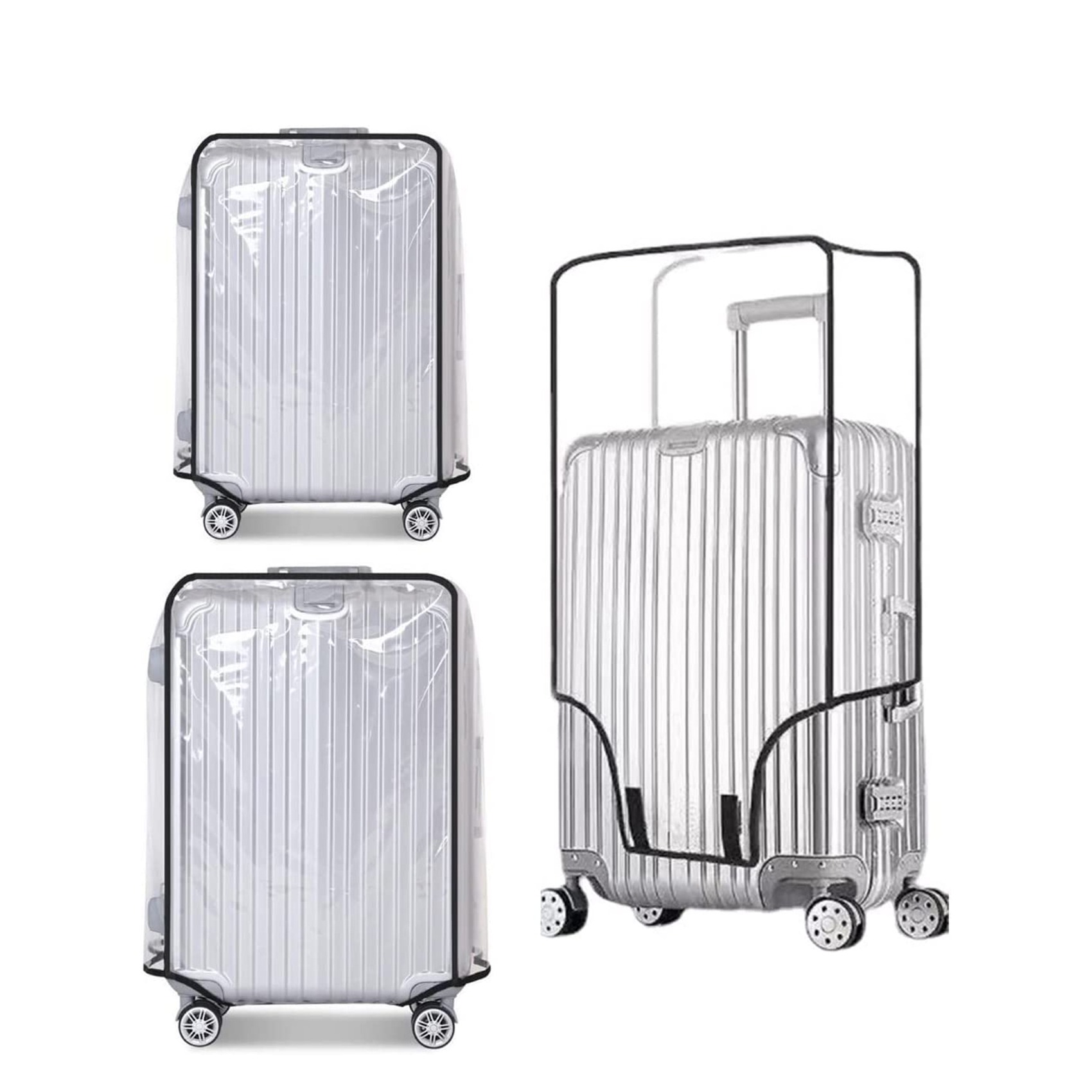 Waterproof Suitcase Cover Protector - Nueva Funda Protectora Transparente para Maletas,