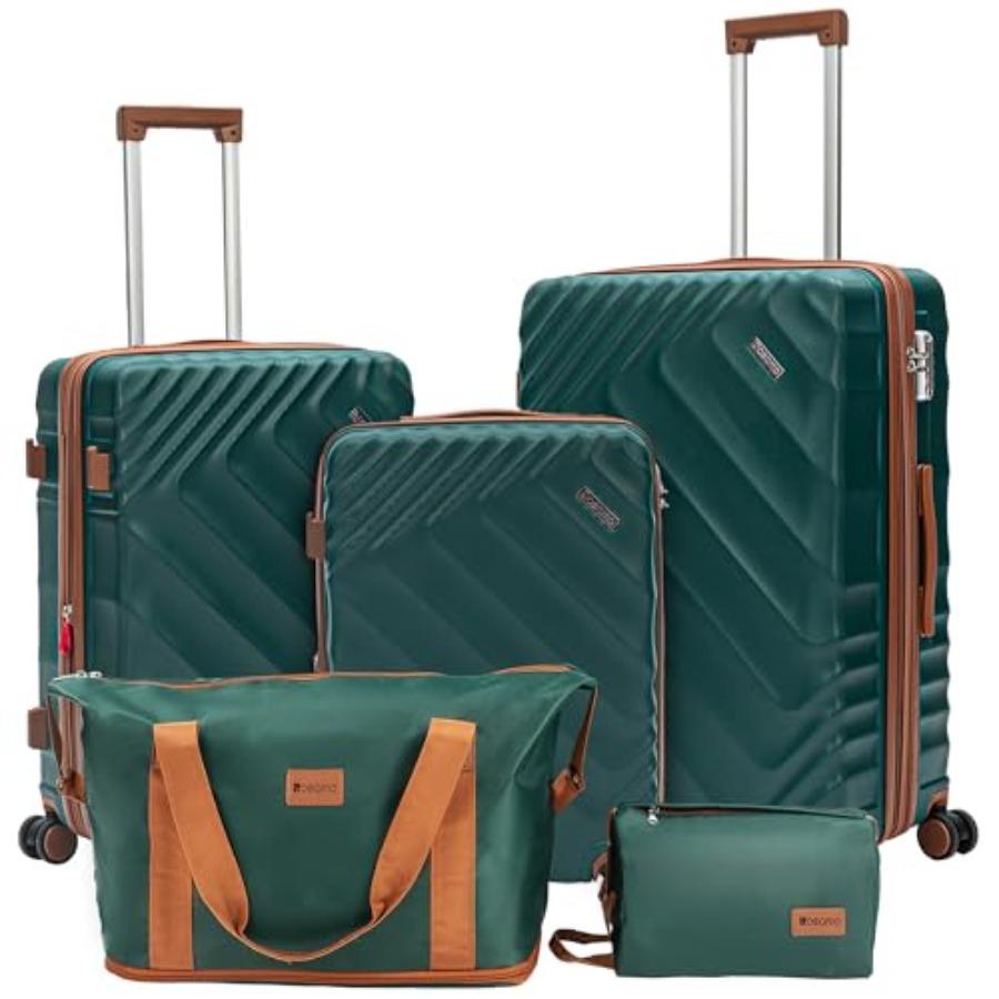 Expandable Hard Shell Luggage Set - Juego de maletas rígidas expandibles de
