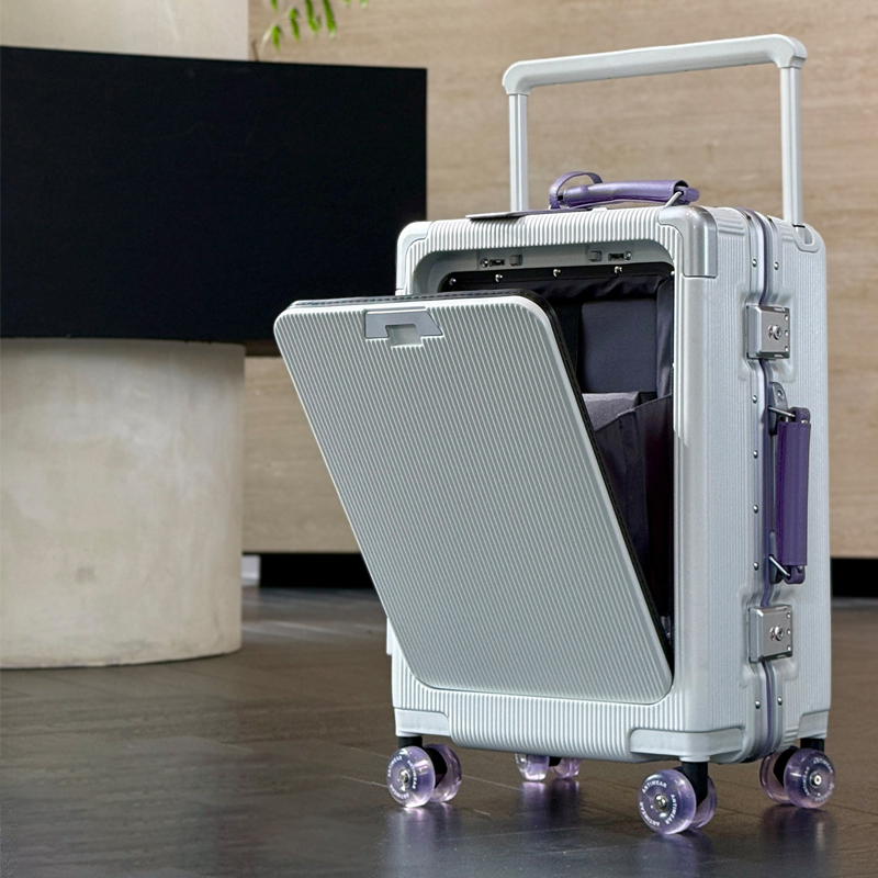 Aluminum Frame Carry On Luggage - Maleta de viaje de 20, 24