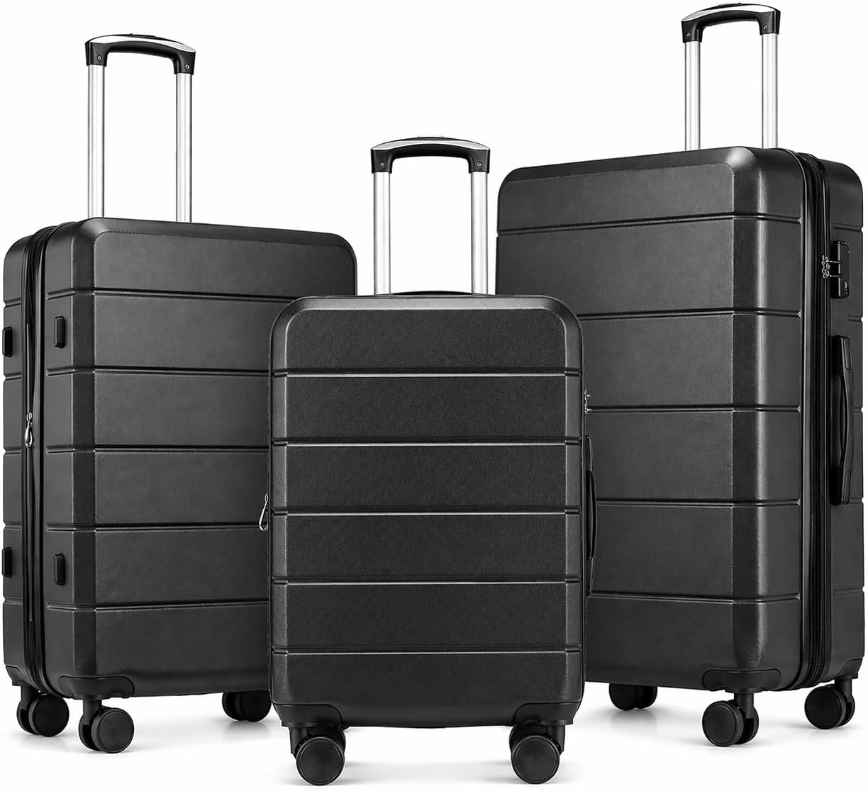 Expandable Hard Shell Luggage Set - Set de maletas rígidas expandibles YOETEY