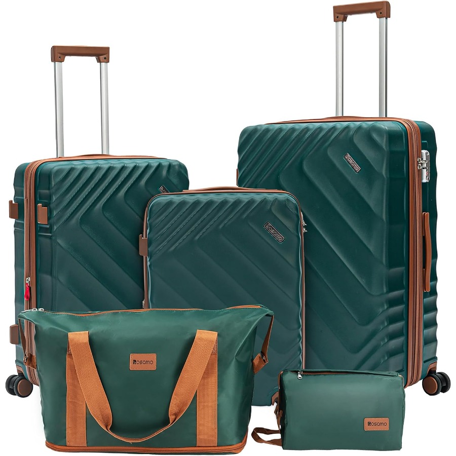 Expandable Hard Shell Luggage Set - Juego de maletas rígidas expandibles de