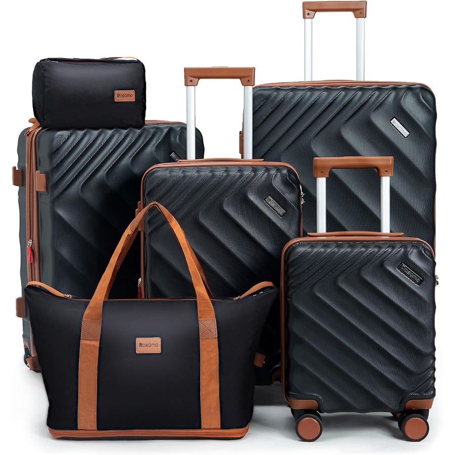Expandable Hard Shell Luggage Set - Juego de maletas rígidas expandibles de