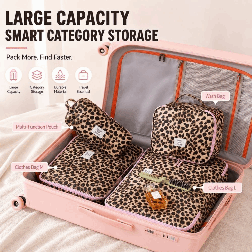 Cosmetic Bags - Bolsa de maquillaje impermeable con estampado