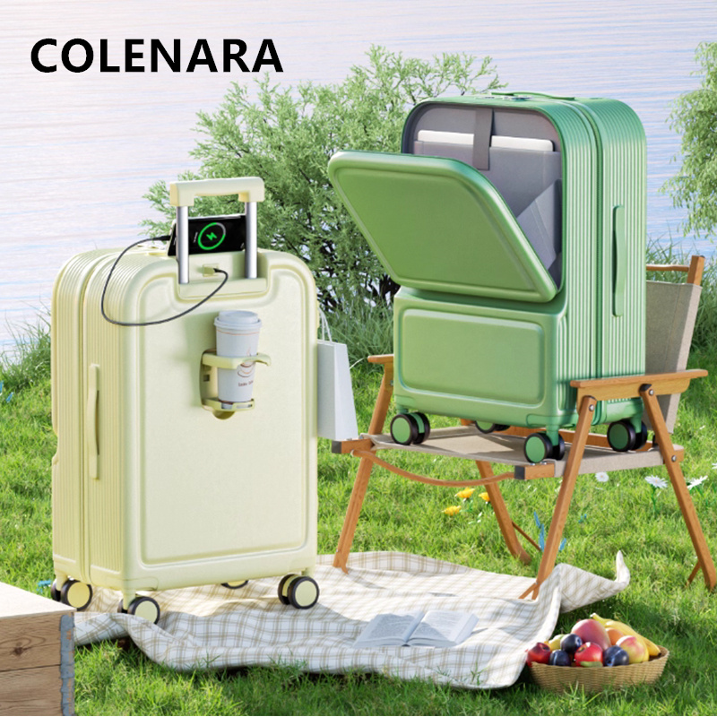 Front Opening Laptop Luggage 24 Inch - COLENARA ABS + maleta para PC