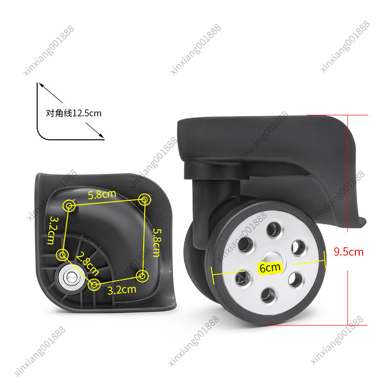 Ruedas de Repuesto para Equipa - Silent Replacement Luggage Wheels reseña y precio