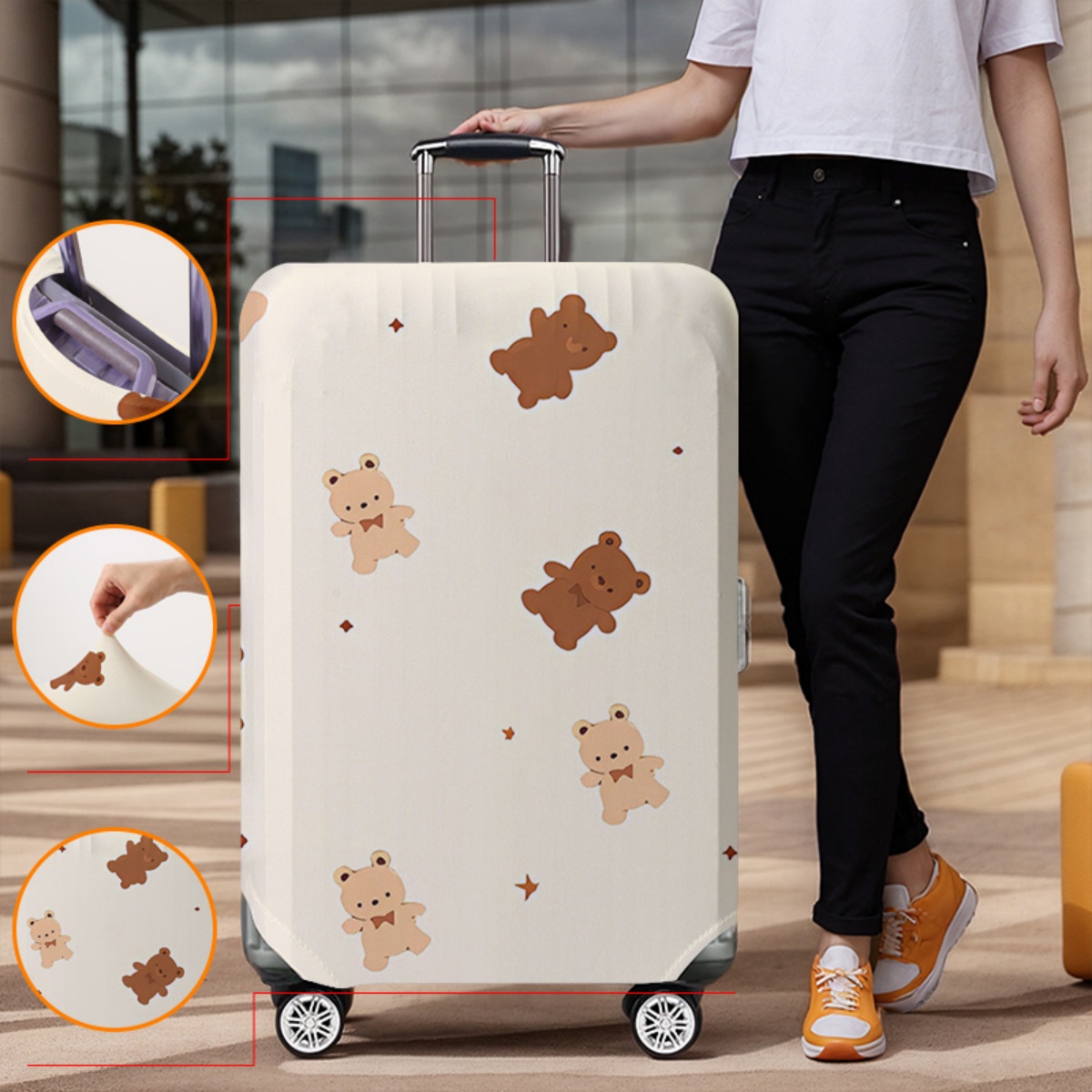 Protector de funda para equipa - Waterproof Suitcase Cover Protector reseña y precio