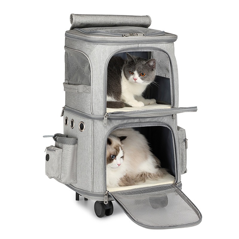 Transportín para Mascotas Hanb - Foldable Rolling Luggage Bag reseña y precio