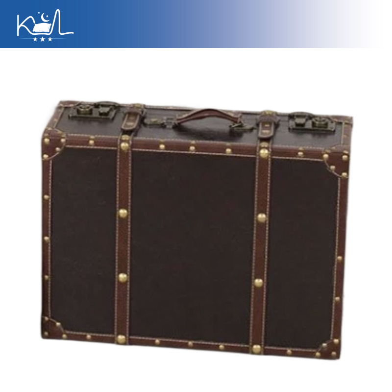 Maleta Decorativa Marrón Vinta - Retro Vintage Trunk Suitcase reseña y precio