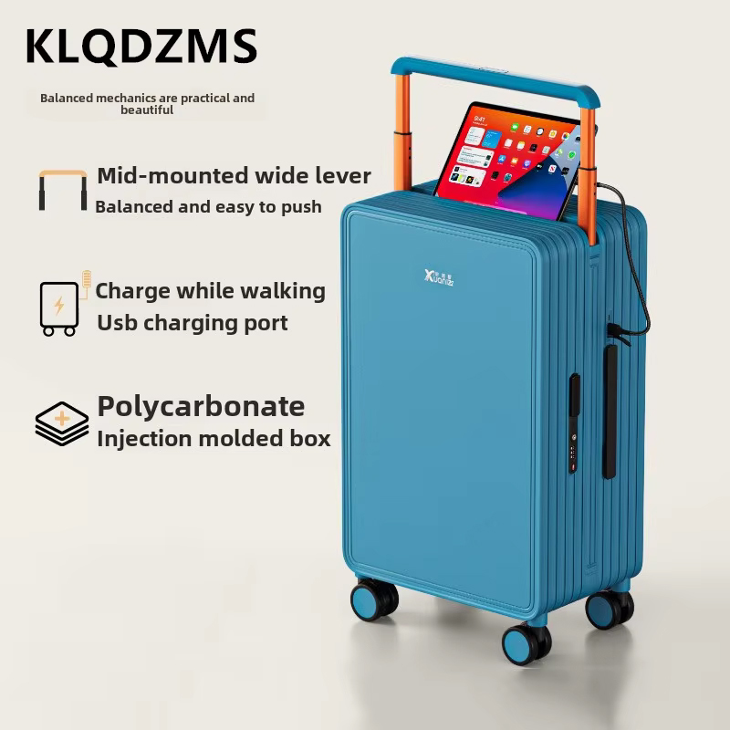 KLQDZMS equipaje ABS + caja de - Spinner Wheel Rolling Suitcase 20 Inch reseña y precio