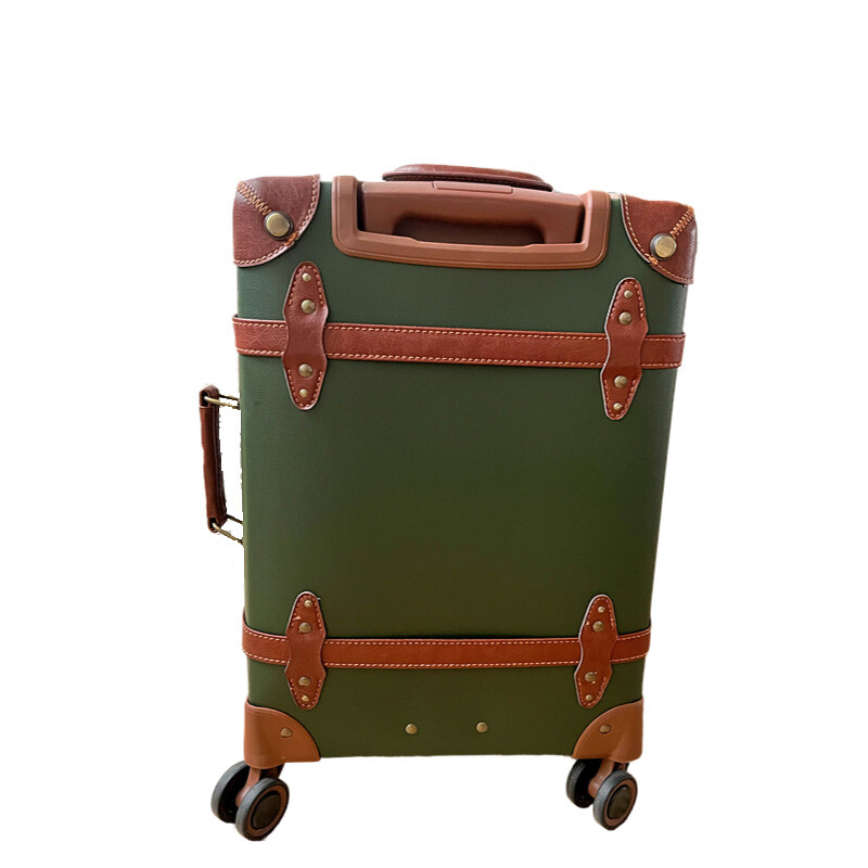 Maleta Vintage de cuero PU par - Retro Vintage Trunk Suitcase reseña y precio