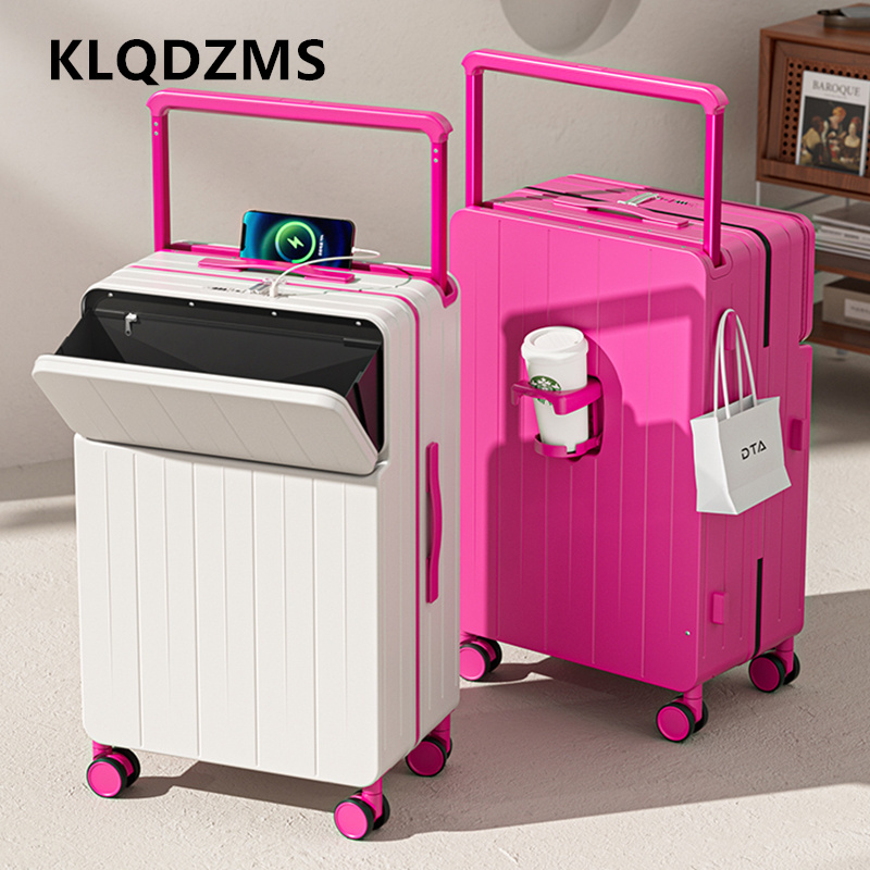 KLQDZMS-maleta multifuncional  - Front Opening Laptop Luggage 24 Inch reseña y precio