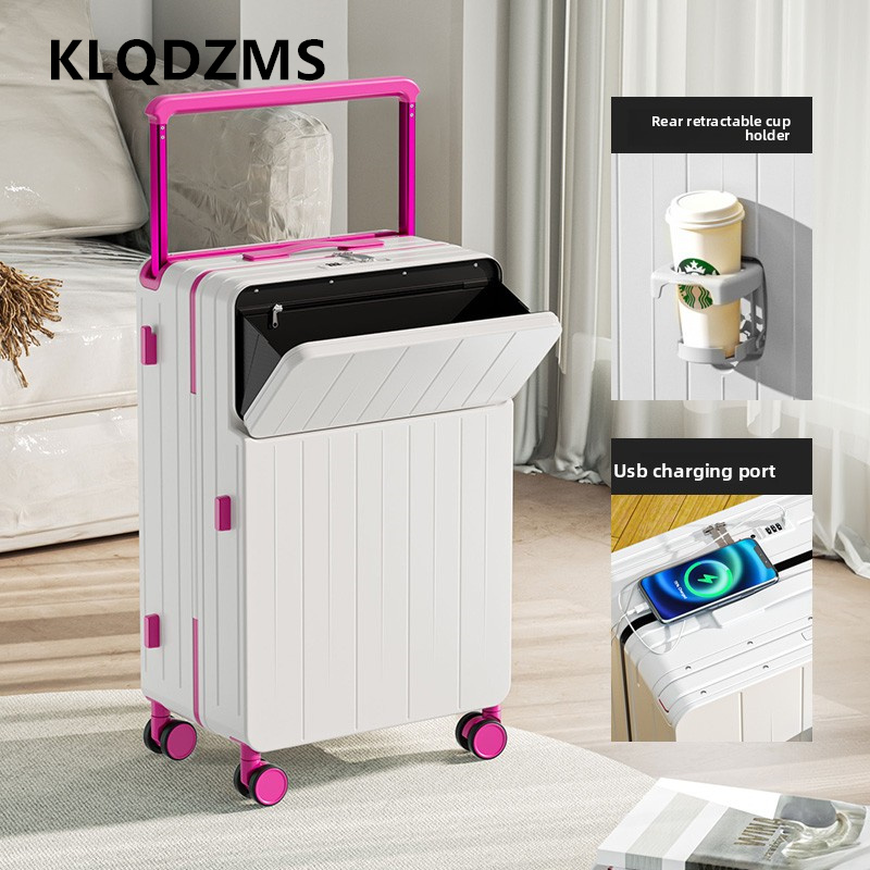 KLQDZMS-maleta multifuncional  - Front Opening Laptop Luggage 24 Inch reseña y precio