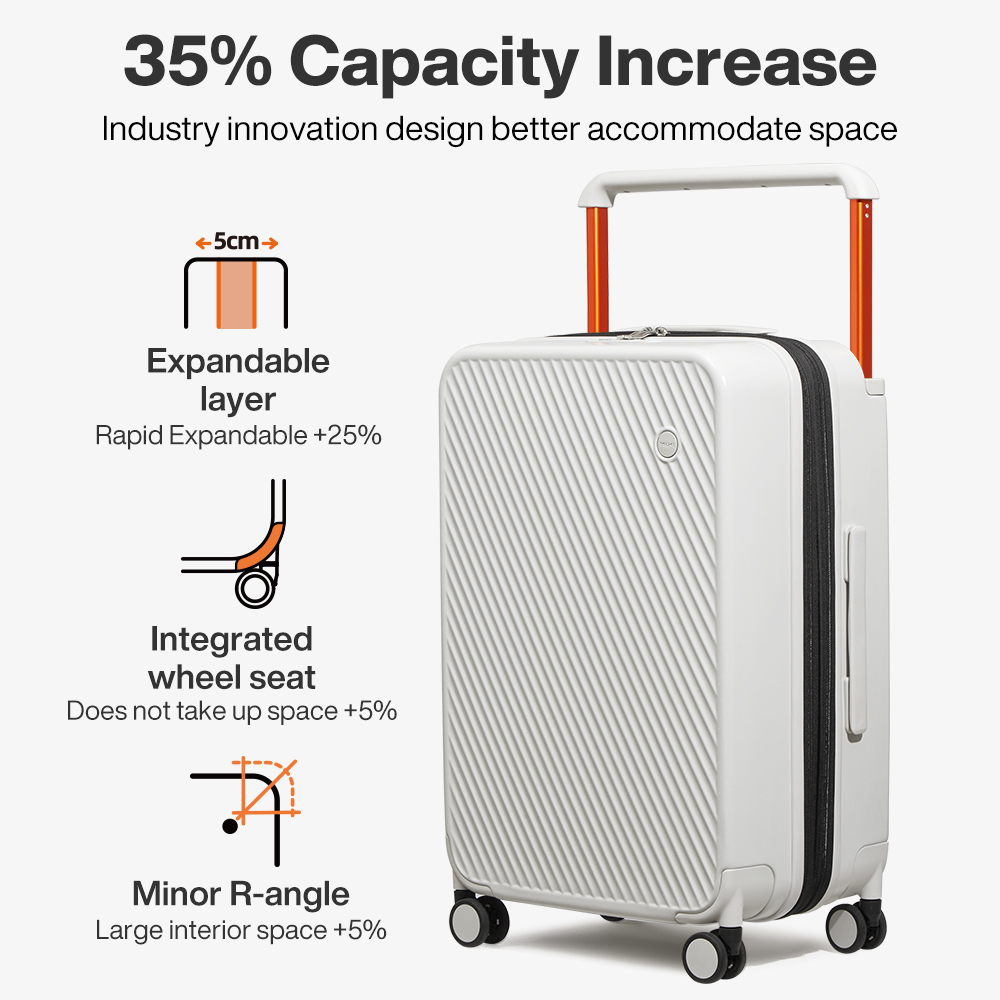 Mixi-equipaje de mano expandib - Foldable Rolling Luggage Bag reseña y precio