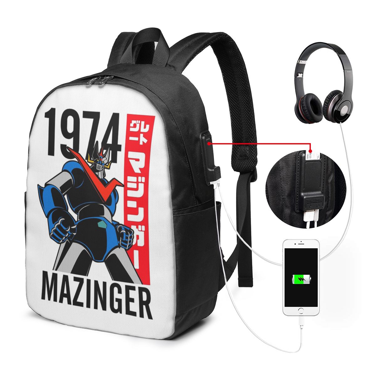 Mochila de Anime y Manga Mazin - Travel Bags reseña y precio
