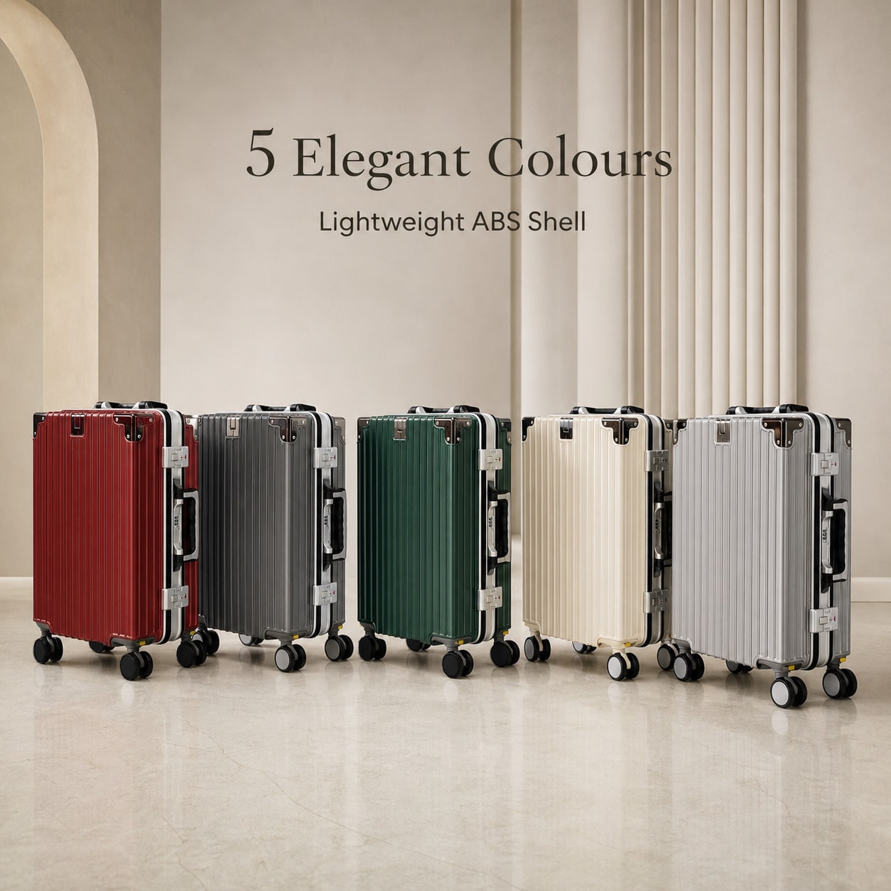 Maleta de cabina de 20 pulgada - Aluminum Frame Carry On Luggage reseña y precio