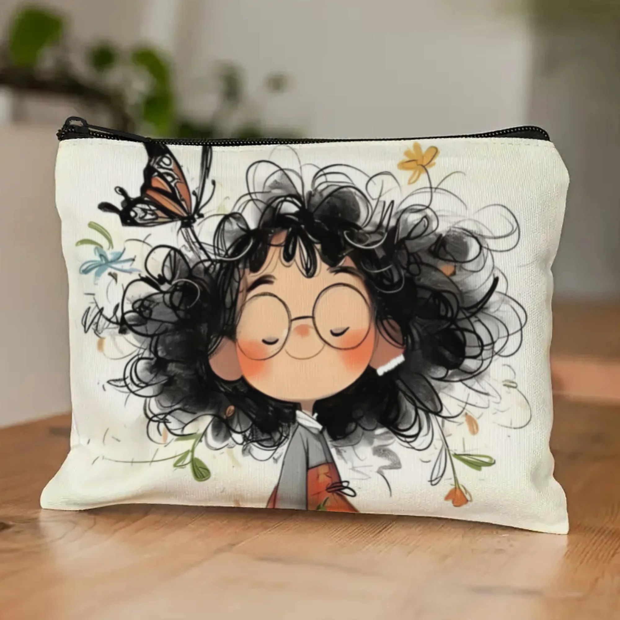 Bolsa de maquillaje de chica d - Wallets reseña y precio