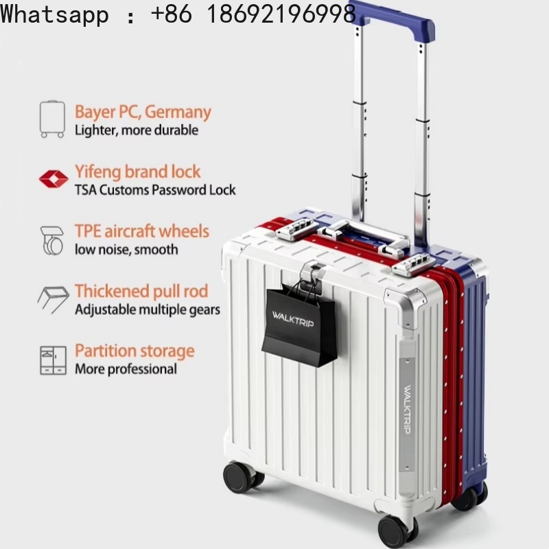 Maleta de Viaje con Ruedas de  - Aluminum Frame Carry On Luggage reseña y precio