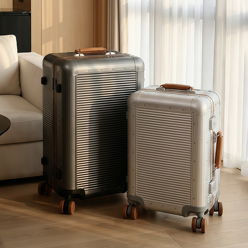 Maleta de viaje grande con mar - Aluminum Frame Carry On Luggage reseña y precio