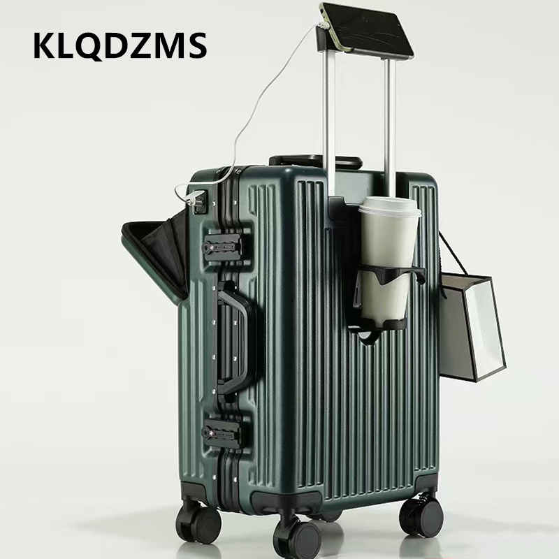 Maleta Multifuncional KLQDZMS  - Front Opening Laptop Luggage 24 Inch reseña y precio