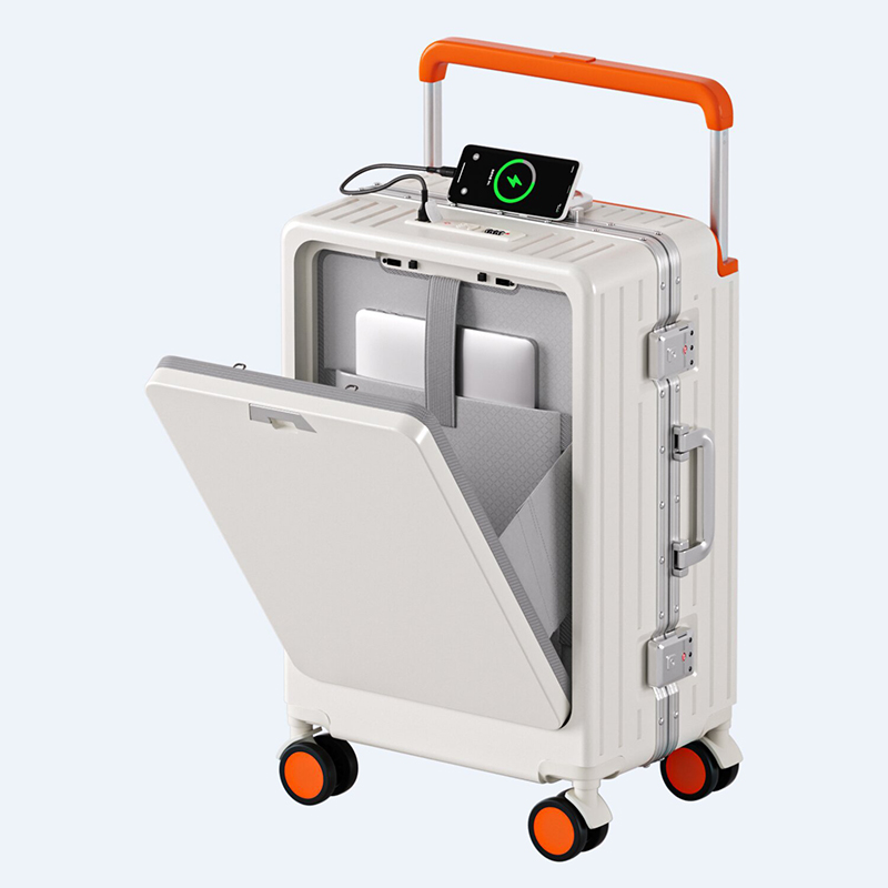 Maleta de viaje con ruedas y a - Aluminum Frame Carry On Luggage reseña y precio