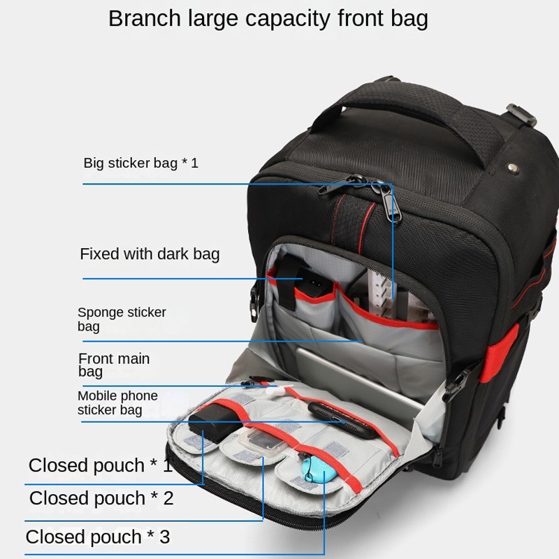 Mochila con Ruedas para Fotogr - Foldable Rolling Luggage Bag reseña y precio