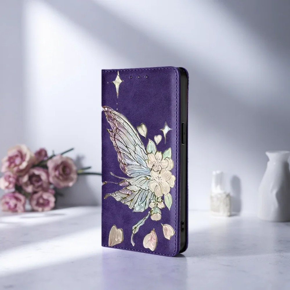 Funda de cuero con tapa magnét - Wallets reseña y precio